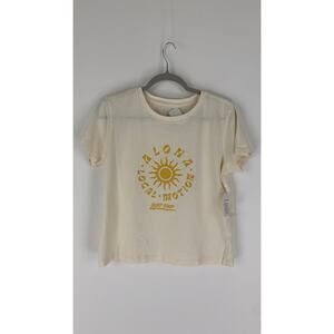 Local Motion Sunscreen Vintage Tee Shirt Womens Size Small New Aloha Surf Shop